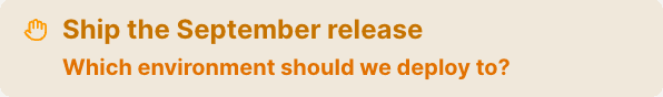 A chat in the sidebar marked with a raised hand and the question it is waiting on